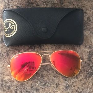 Ray ban flash aviators
